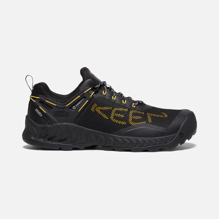 Keen Men's NXIS EVO Waterproof Shoe (Black Olive/Yellow) - 1025910