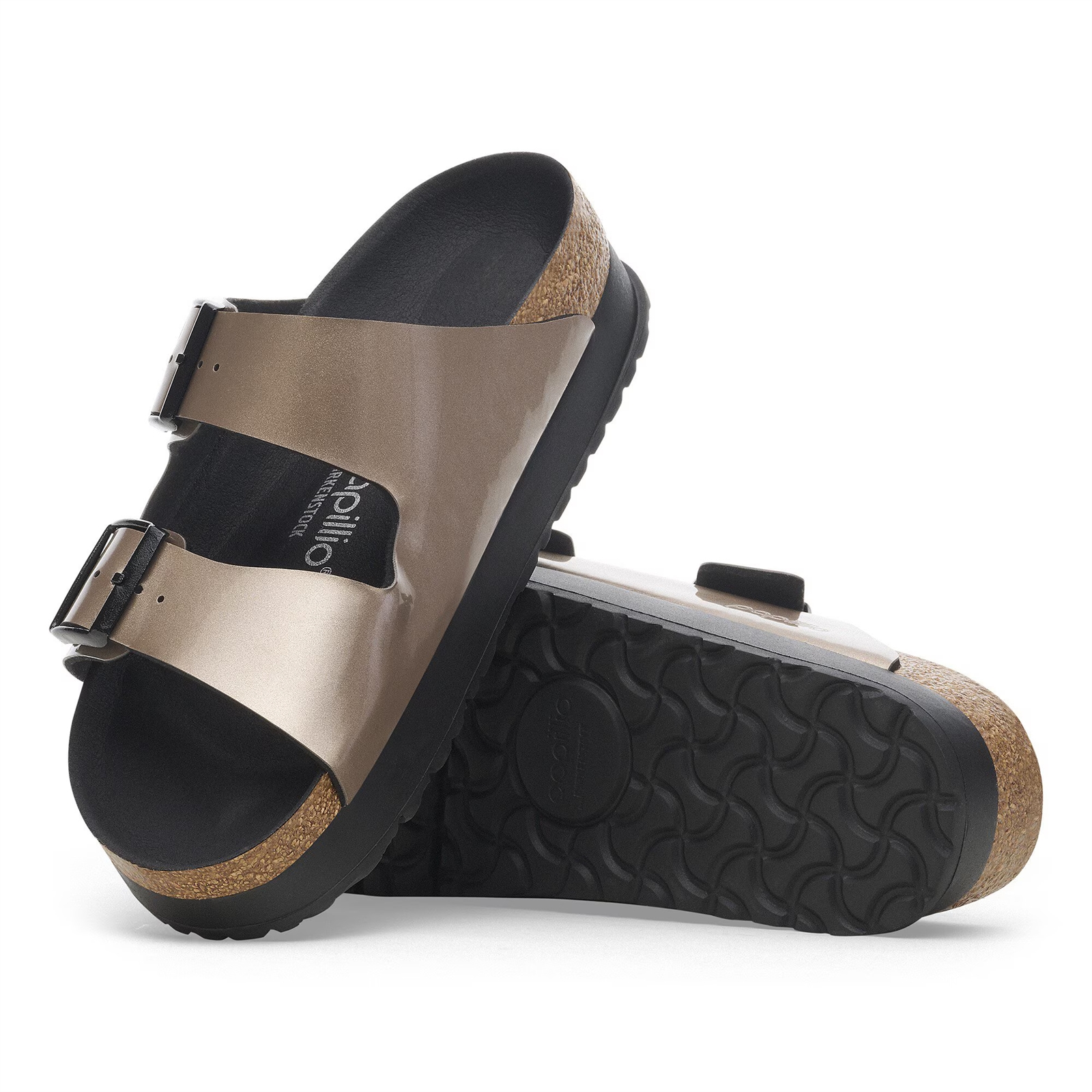 Birkenstock Arizona Papillio Flex Platform (Electric Metallic