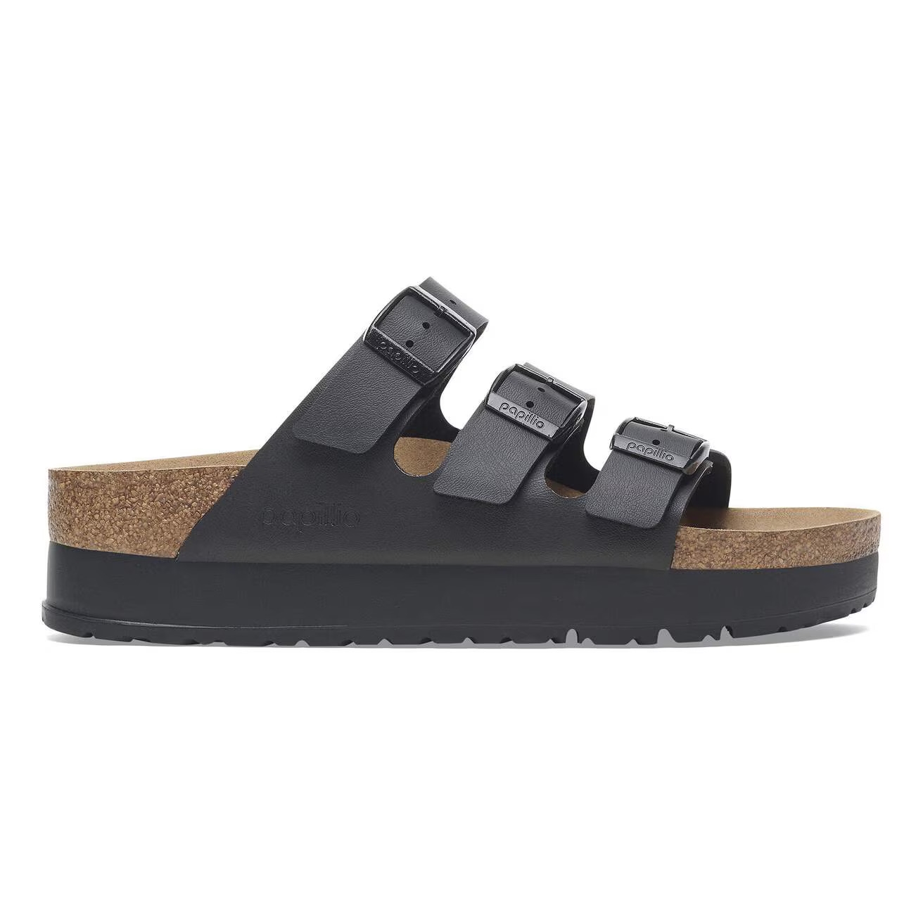 Men’s Size 10 Birkenstock Florida Soft Footbed Black Sandals 0053011 Birkenstock Florida - Thompson Shoes main image 3