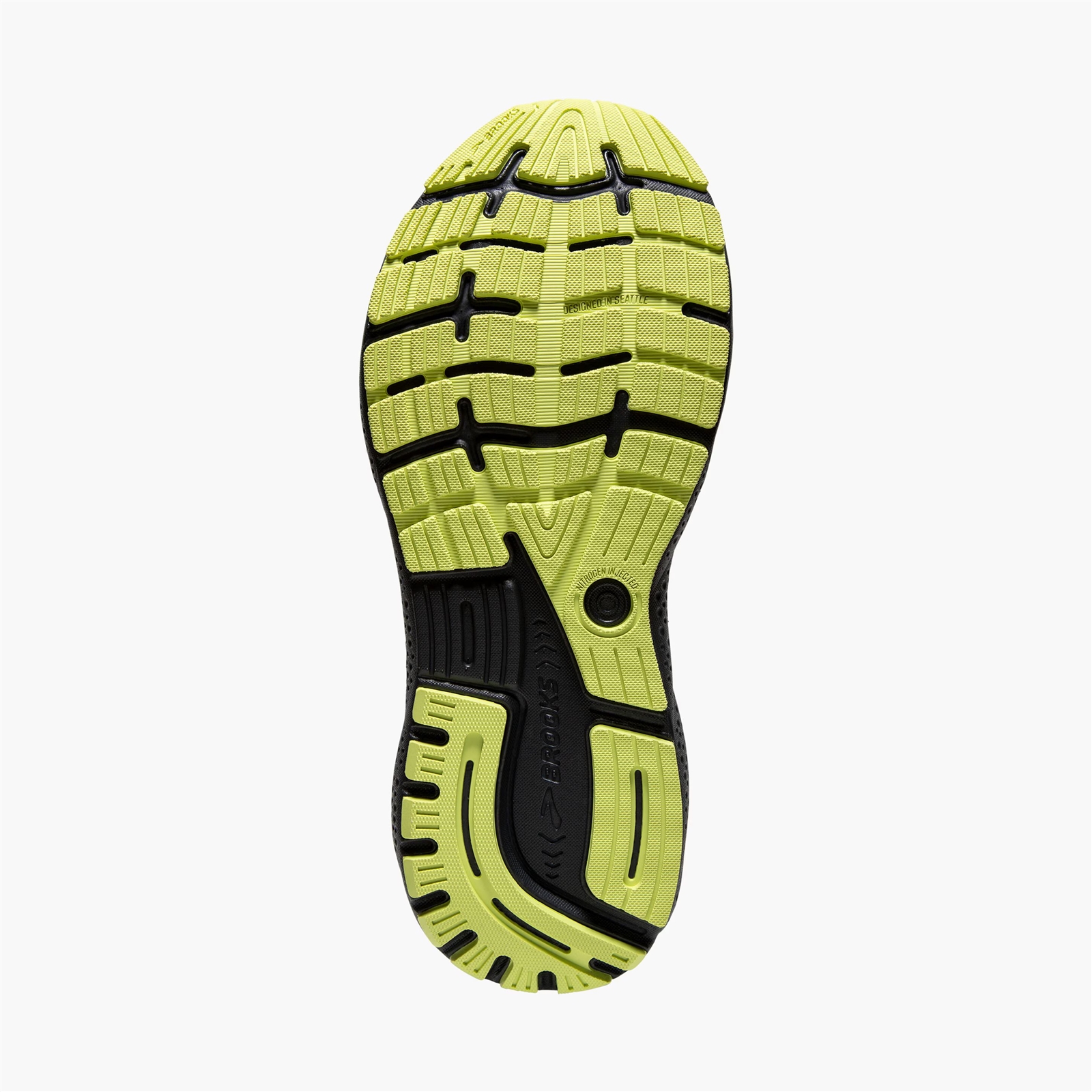Brooks Men’s Size 11 2E Wide Ghost 16 Primer/Grey/Lime Sneakers 1104182E040 Brooks Ghost 16 Men main image 4