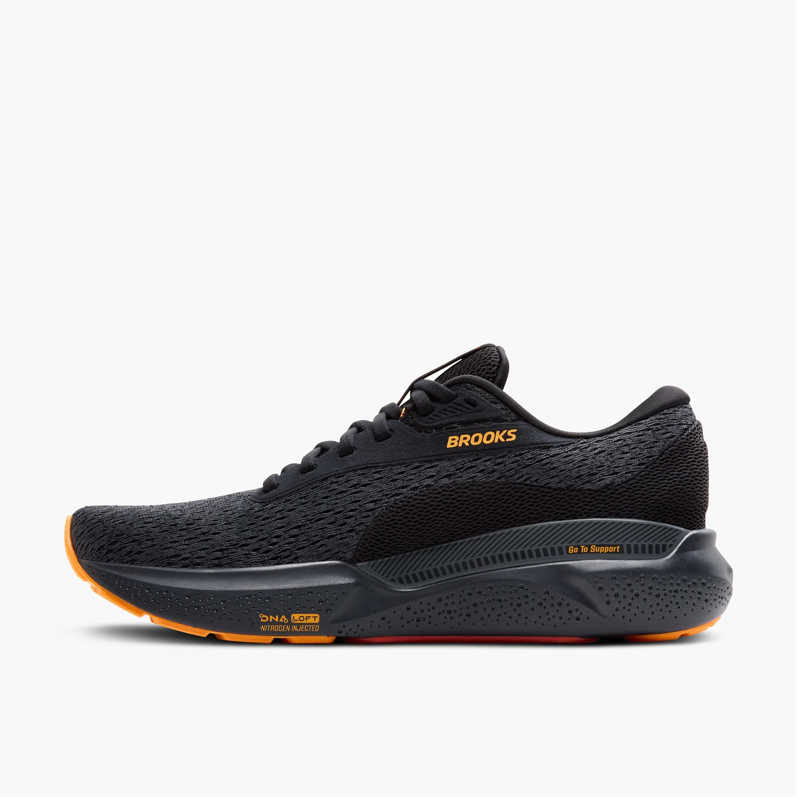 Brooks Adrenaline GTS 24 Black/Ebony/Burnt Sienna Men Running Sneakers- SZ 13 Brooks Adrenaline GTS 24 Black - Ebony - Burnt Sienna – Fit2Run main image 2