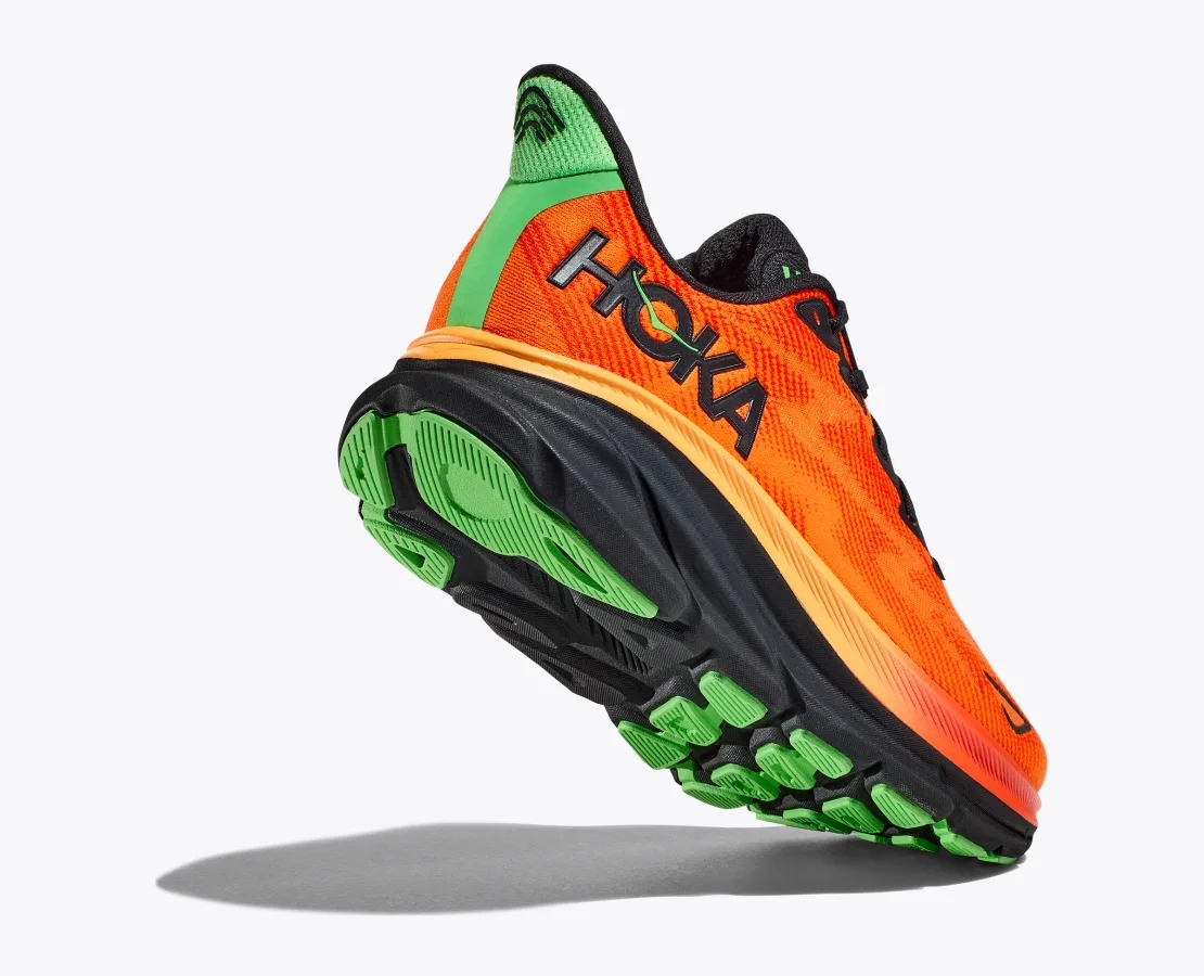 Hoka Men's Clifton 9 (Flame/Vibrant Orange) - 1127895-FVOR