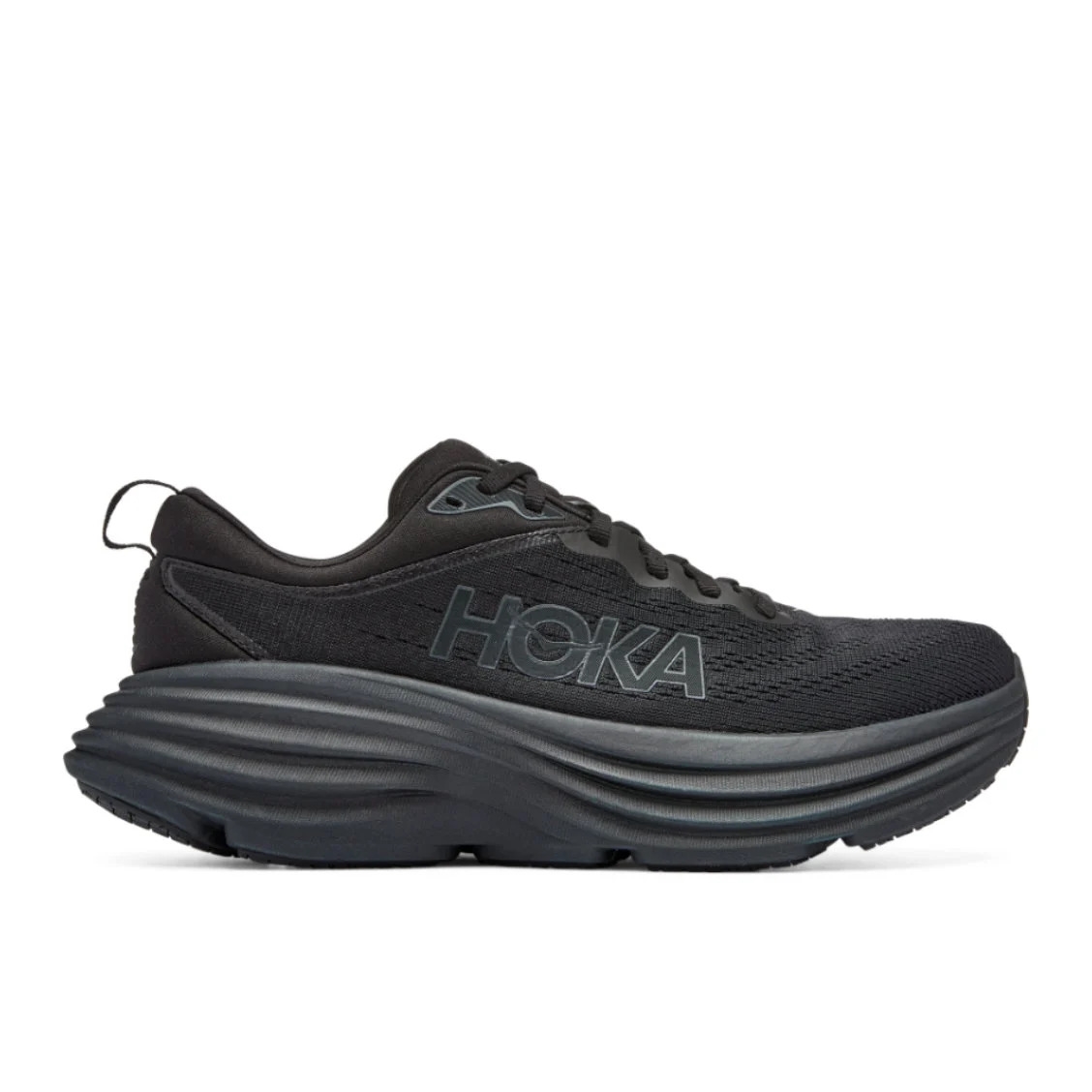 靴 HOKA W BONDI 8 1127952 / BBLC Hoka Women's Bondi 8 (Solid Black) - 1127952-BBLC