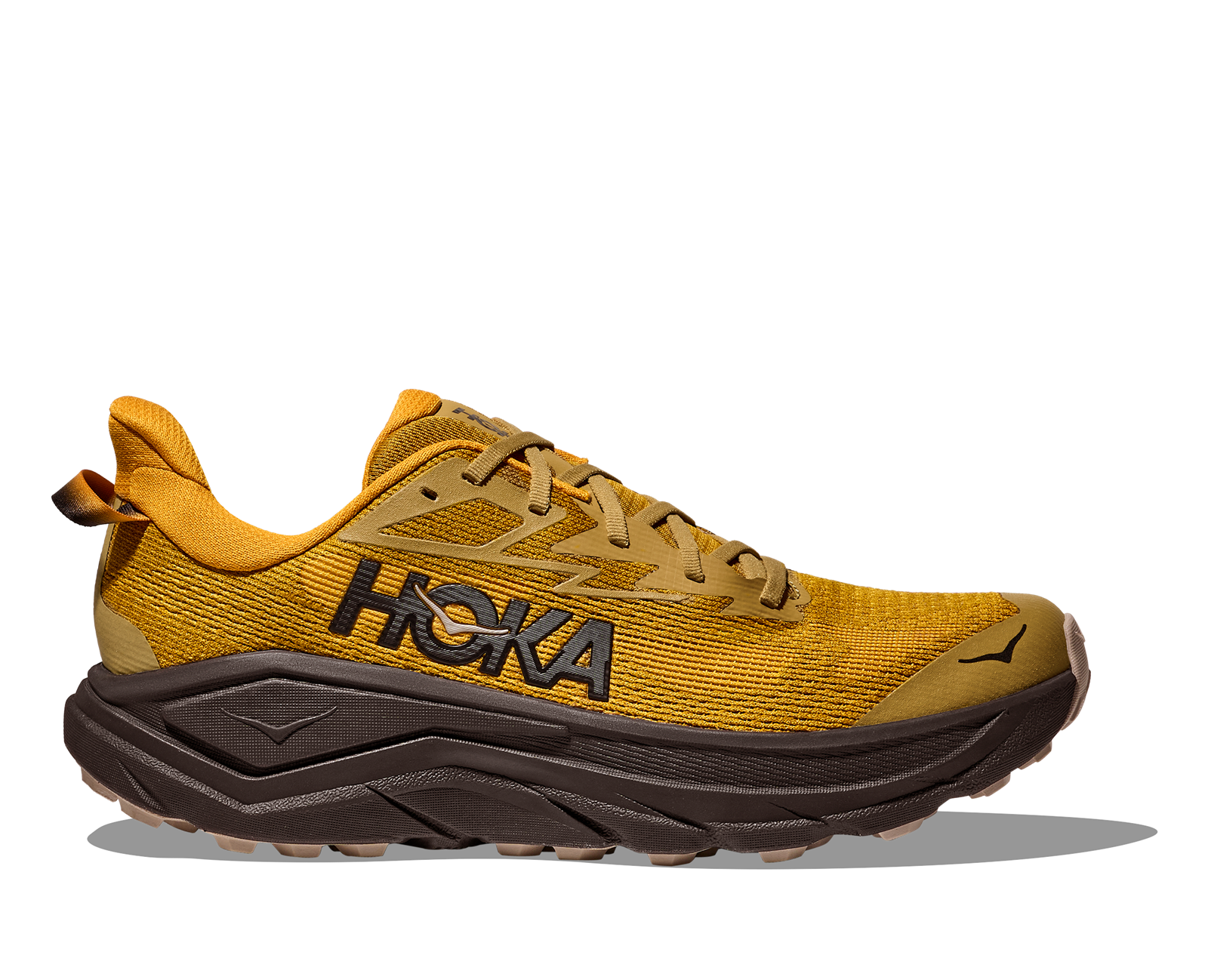 Hoka Men's Challenger 8 (Mustard Seed/Black) - 1168716-MSTRD