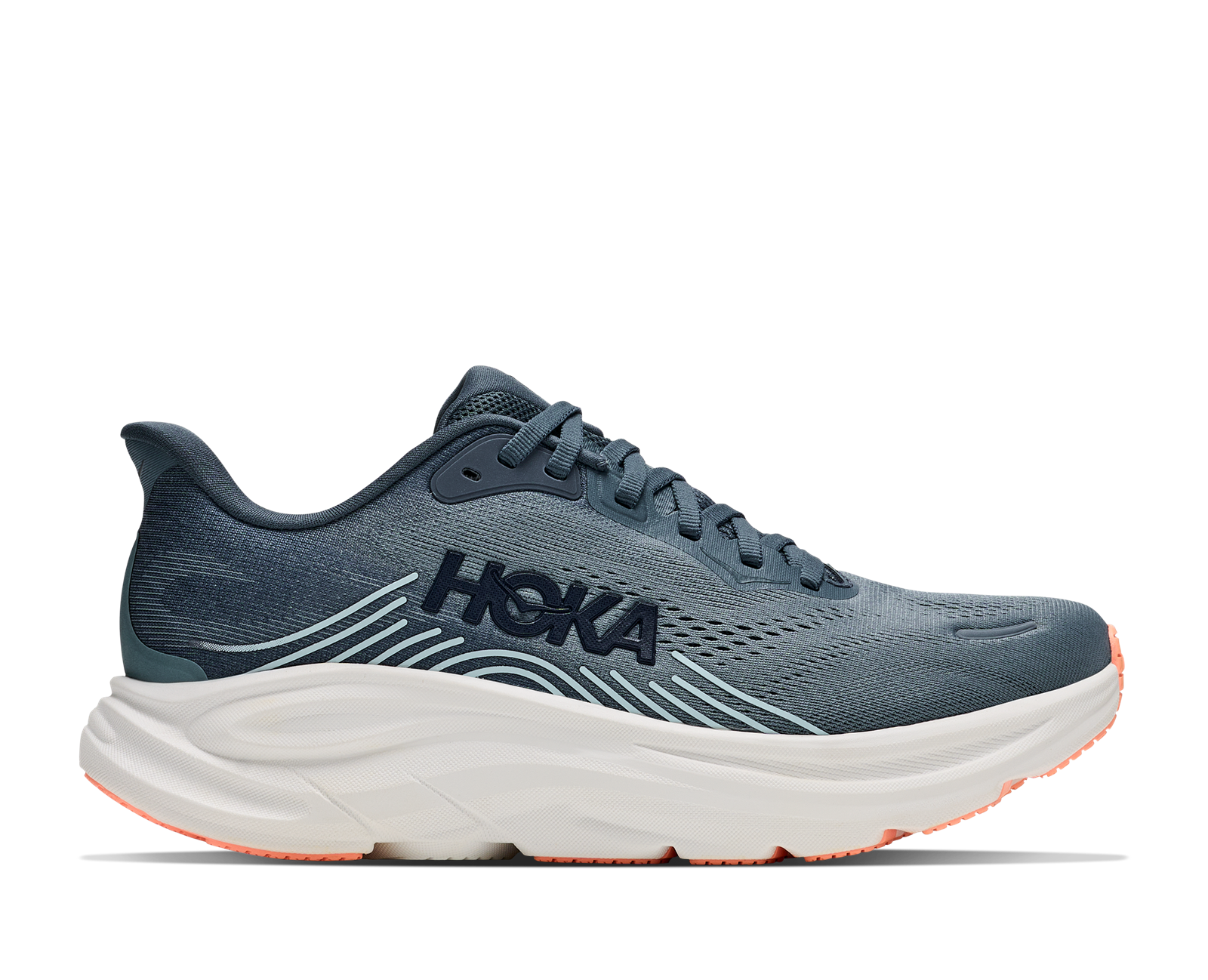 Hoka Women's Mach 6 (White/Neon Hoka Citrus) - 1147810-WNH