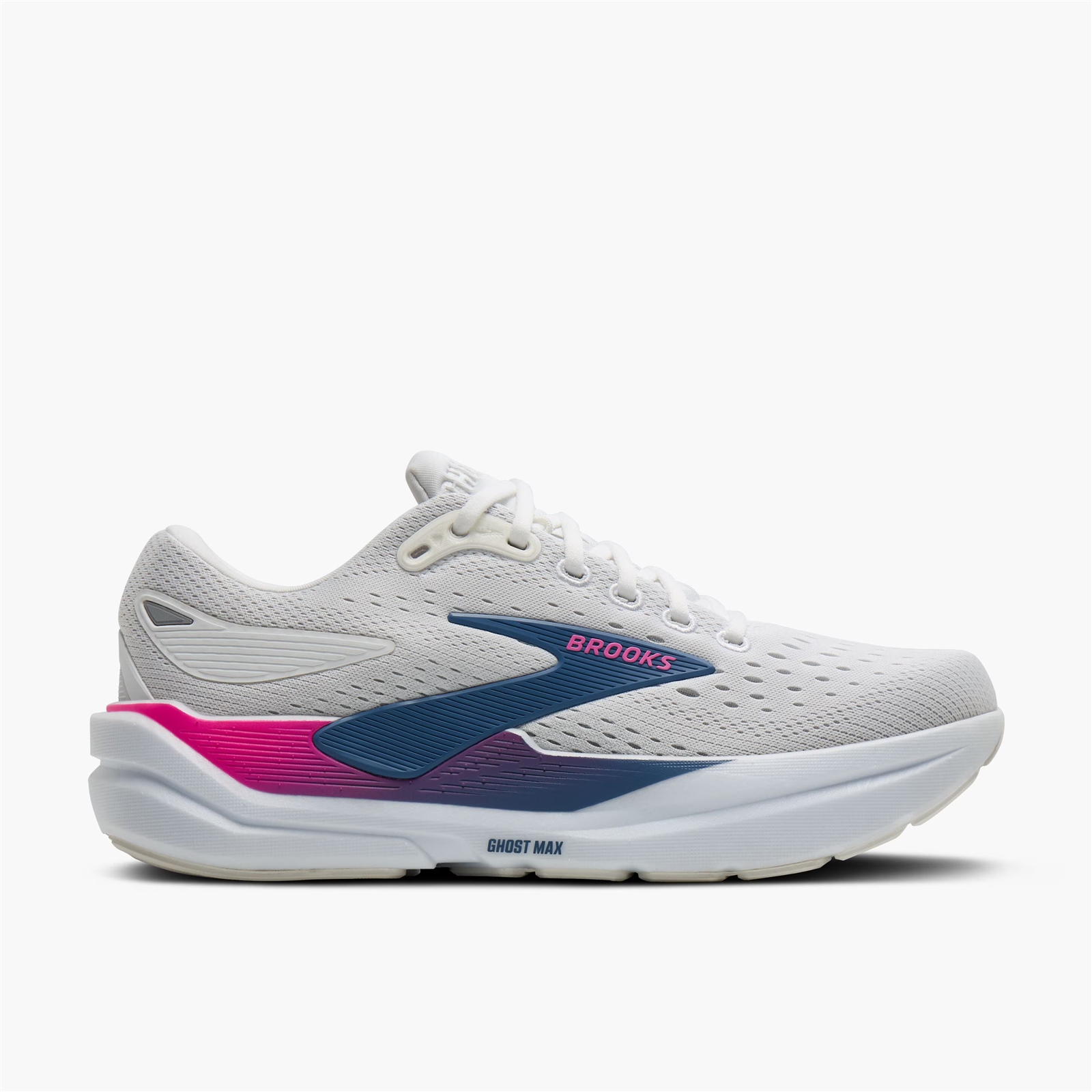 Brooks Women's Ghost Max 3 (White/Moonlight/Pink) - 120457-132