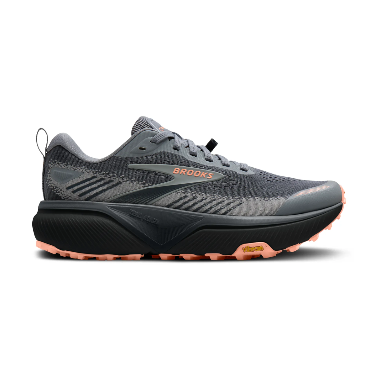 Brooks Women's Cascadia 20 (Grey/Peach) - 120478-038