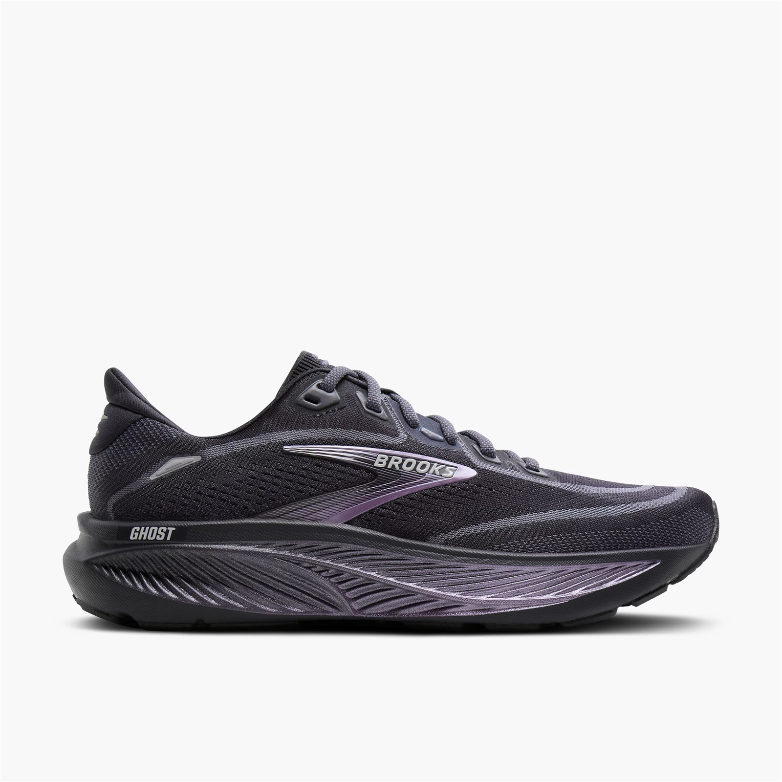 Brooks Women's Ghost 18 (Ebony/Folkstone/Metallic) - 120482-058