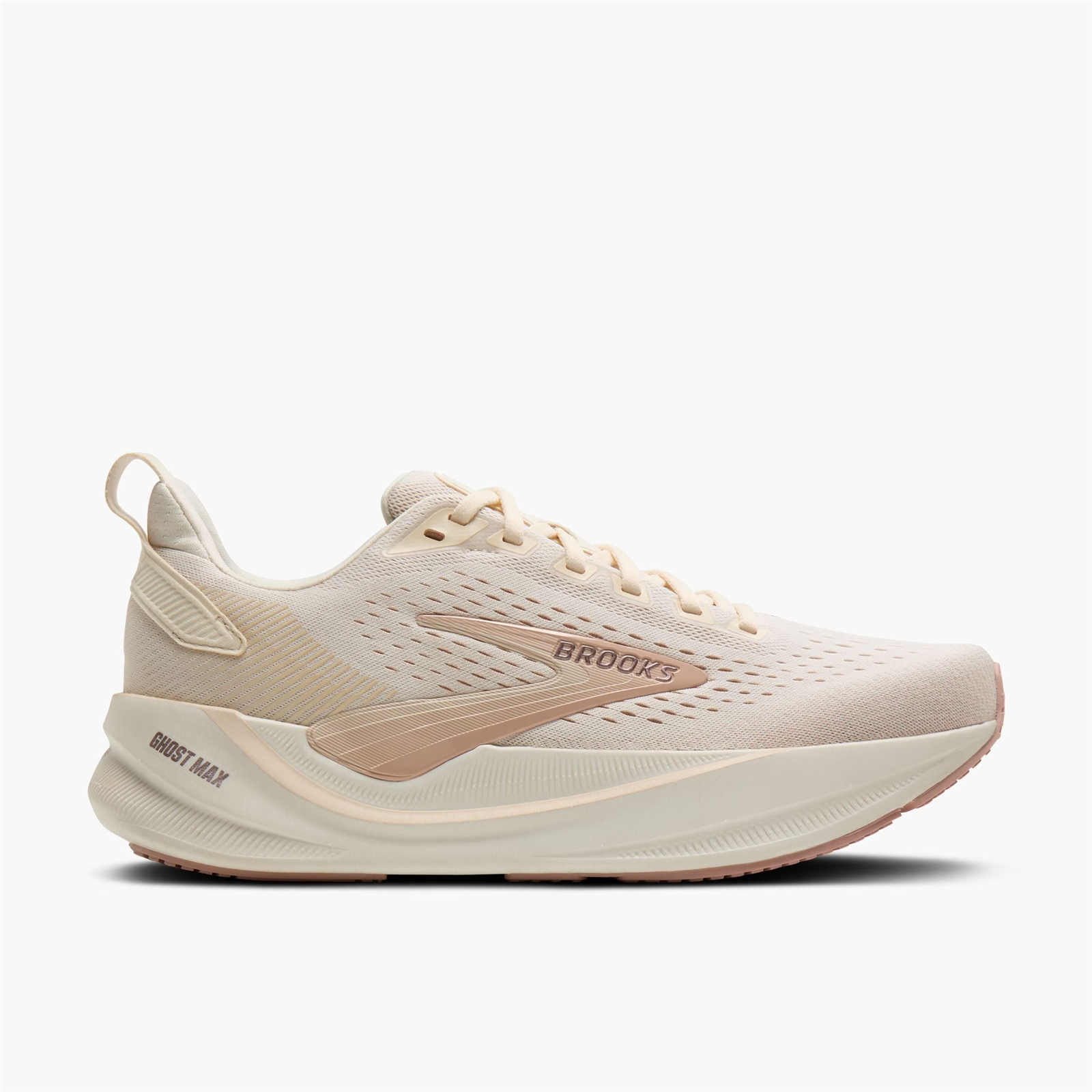 Brooks Women's Ghost Max 4 (Arctic Wolf/Rose/Coconut) - 120485-238