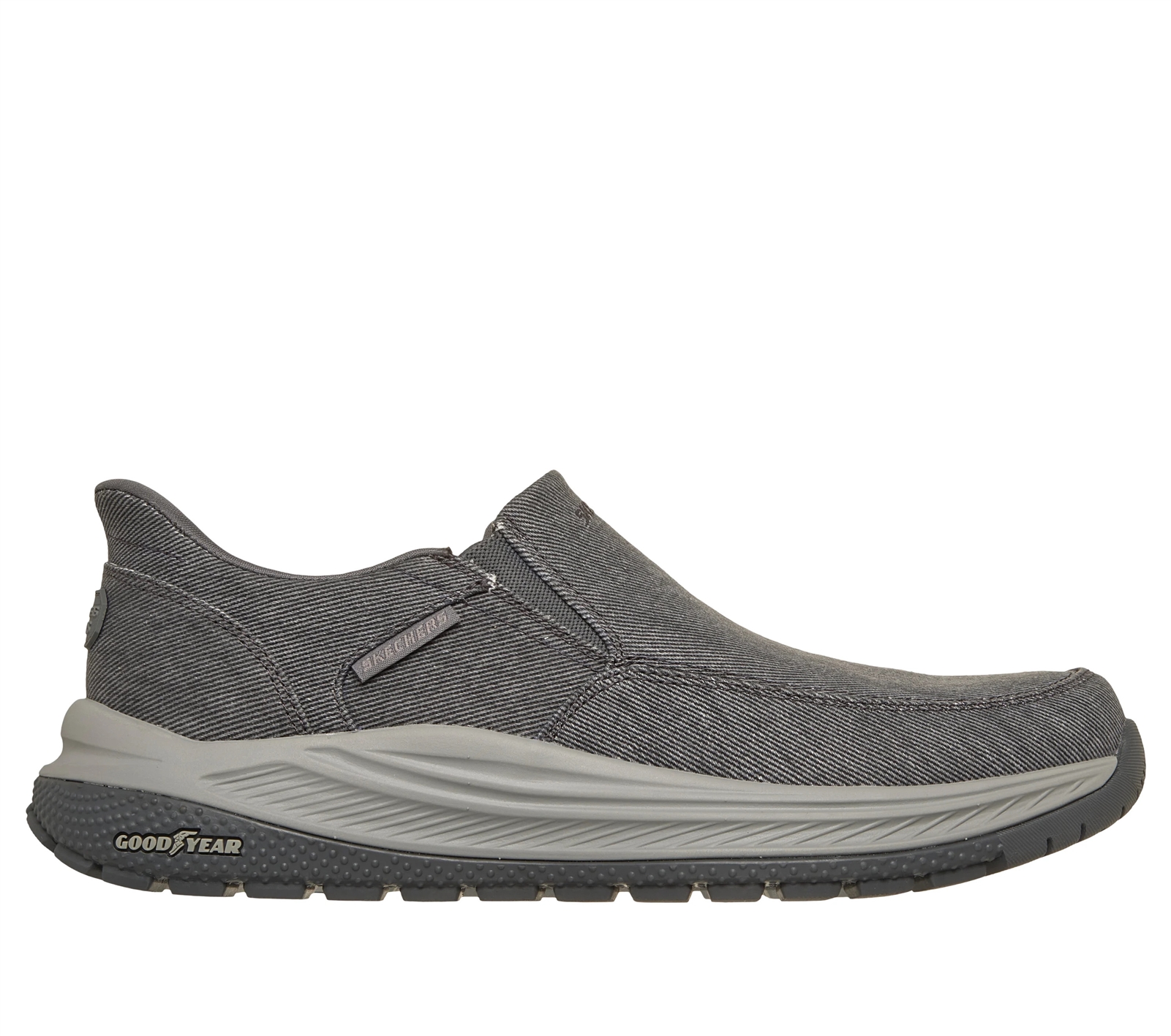 Chaco Thompson Slip On Shoes Mens Size 10 Dark Gull Gray Leather NEW IN BOX Slip-Ons for Easy Wear & Everyday Comfort | Chaco main image 4