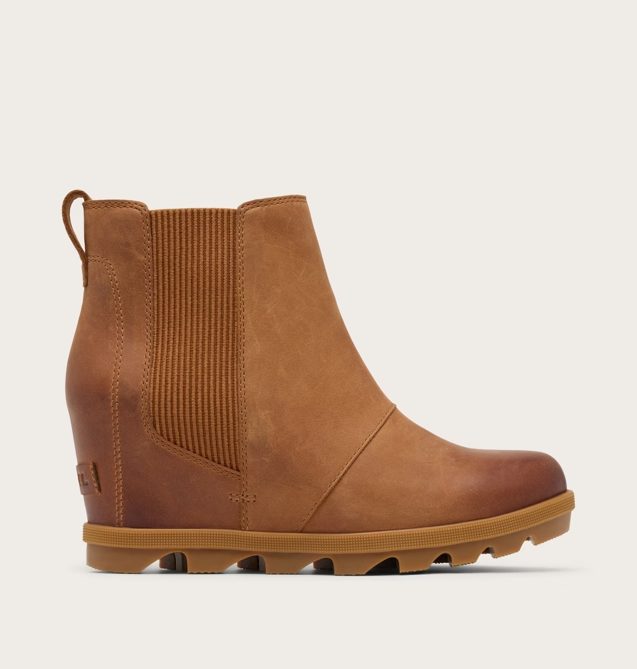 Sorel Women's Joan Rhapsody Chelsea Wedge (Velvet Tan/Gum