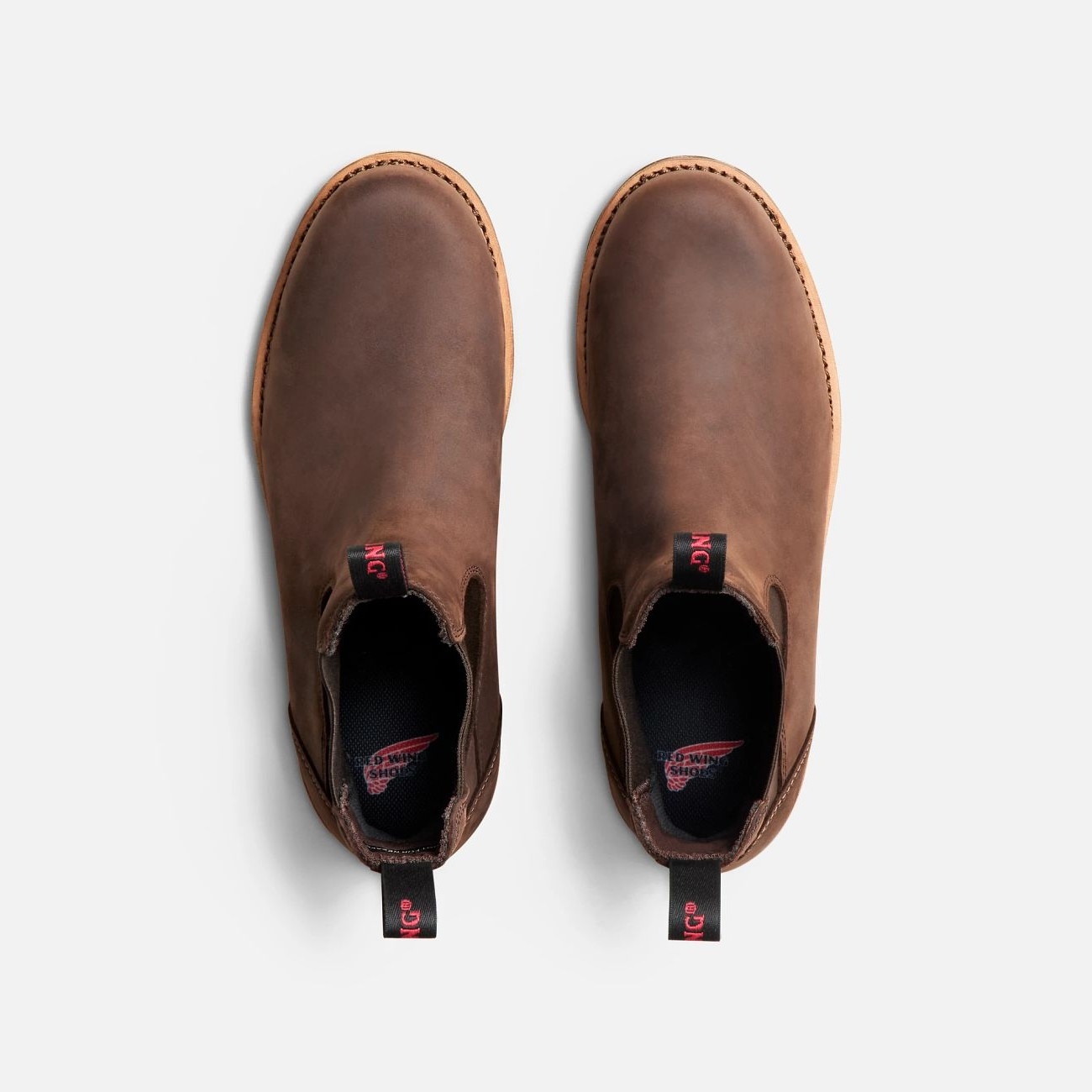 Red Wing Traction Tred Lite Men’s 5-inch Safety Toe Brown Chelsea 2446 Size 13 Men main image 2