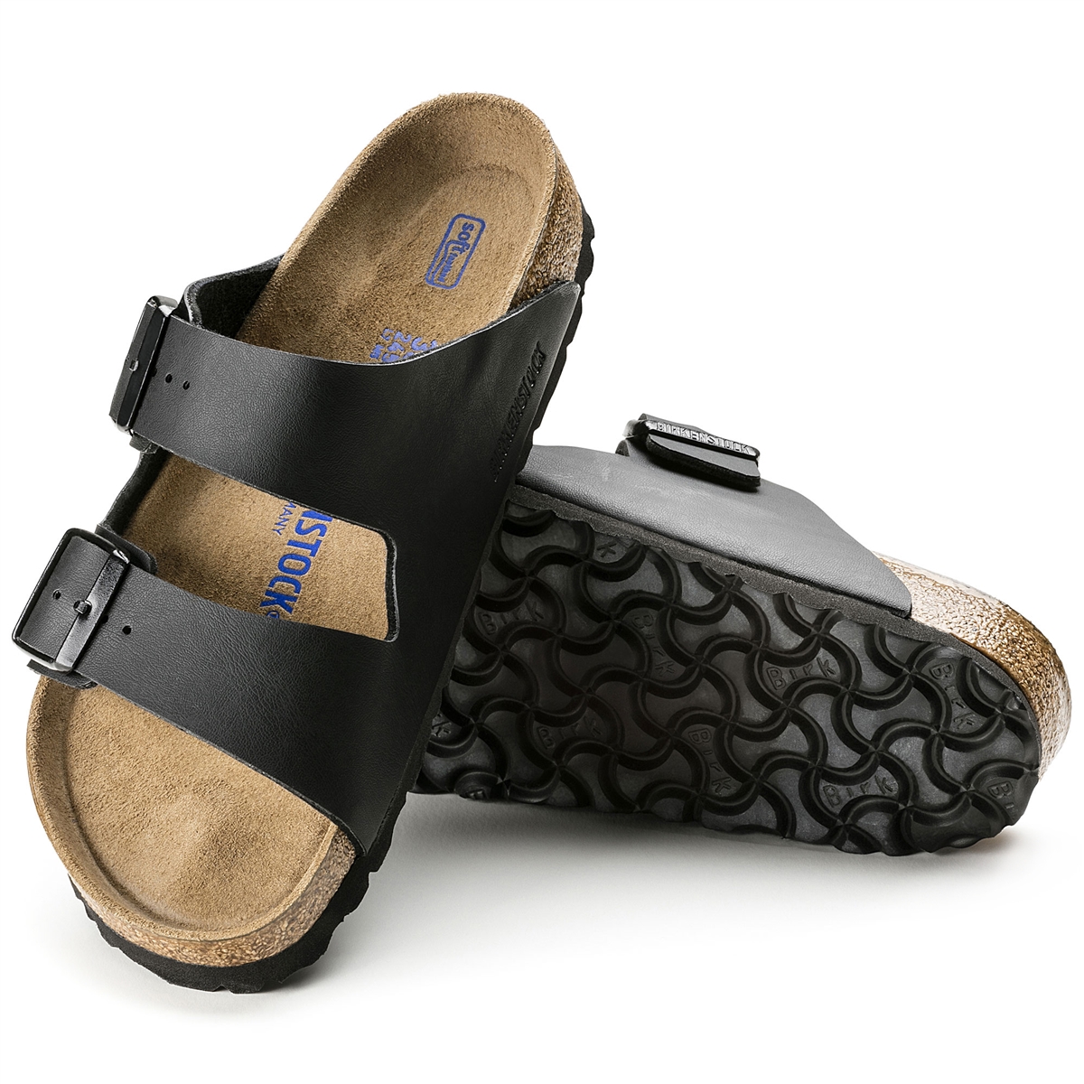 Birkenstock Arizona Soft Footbed (Black Birko-Flor) - 551251 display picture 2