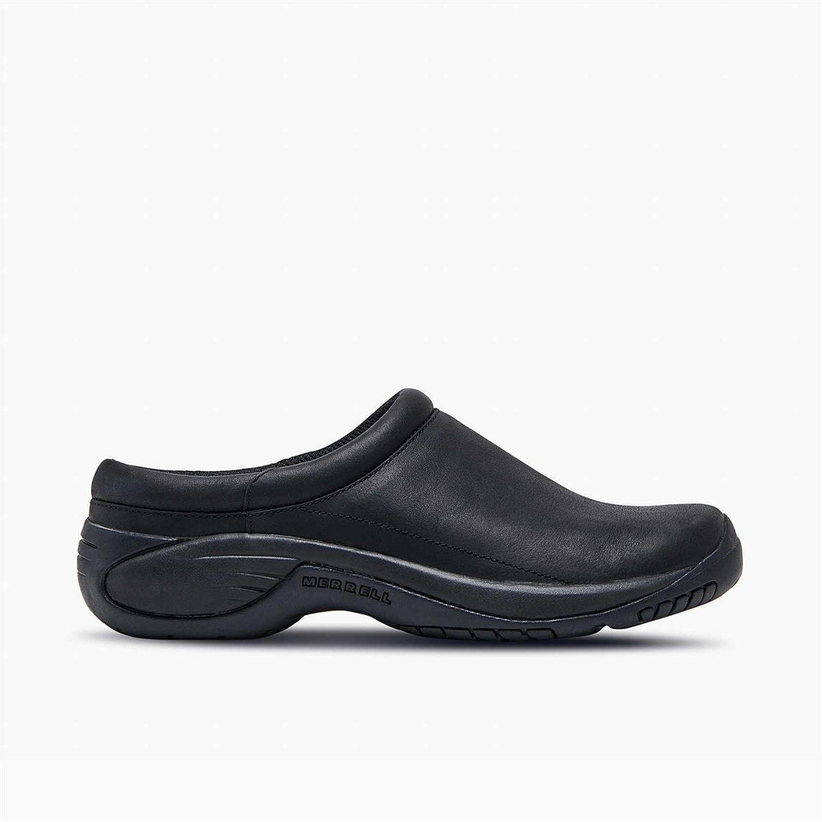 Merrell Leather Encore Chill 2 Moccasin, Slip-on, Clog, Black, Men\'s Size‎ 13 Merrell Leather Encore Chill 2 Moccasin, Slip-on, Clog  main image 2