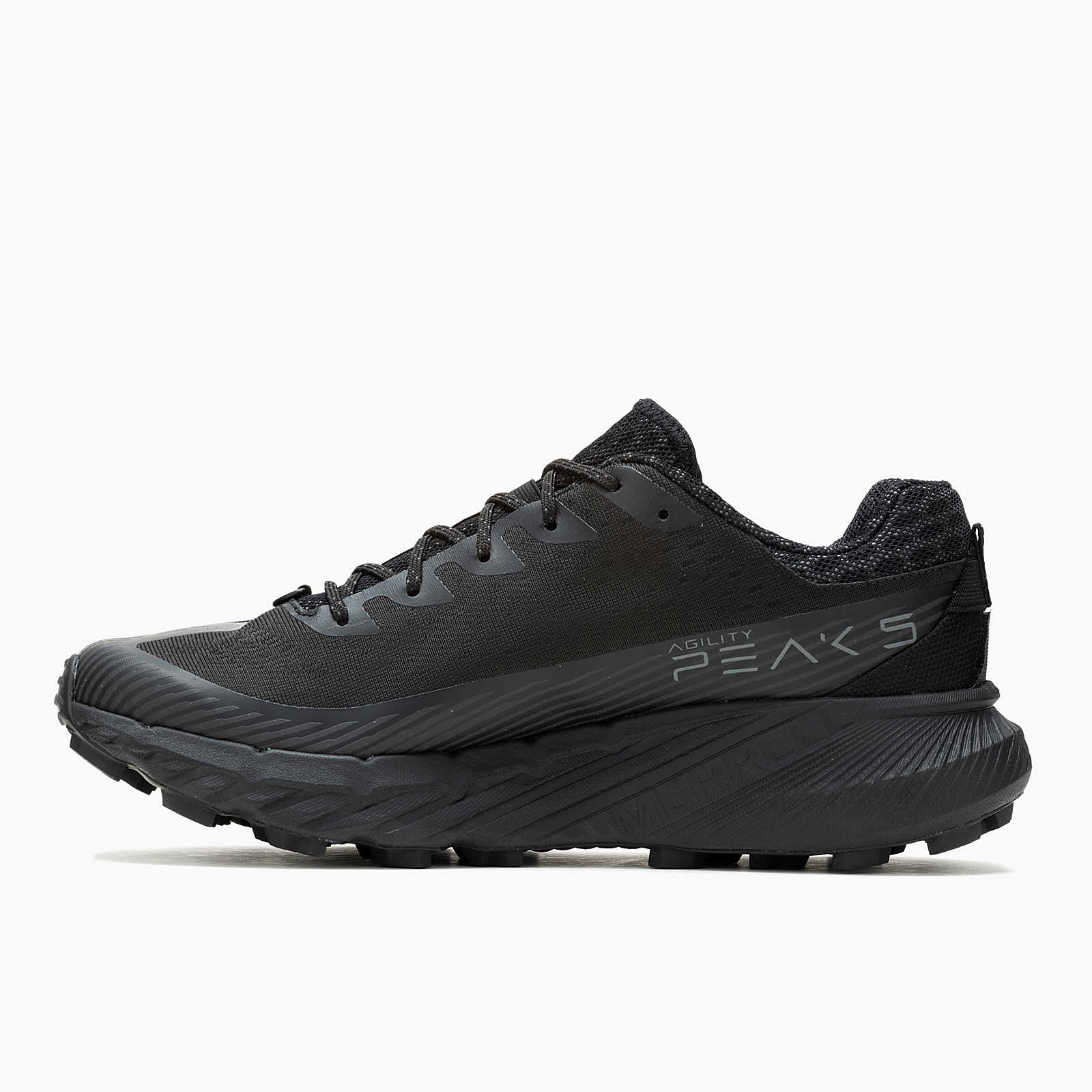 Merrell Men\'s Sneaker Agility Peak 5 Black Black Running Shoes Mens 9.5 J068045 Merrell Agility Peak 5 - J068045 | SNS - SNEAKERSNSTUFF main image 2