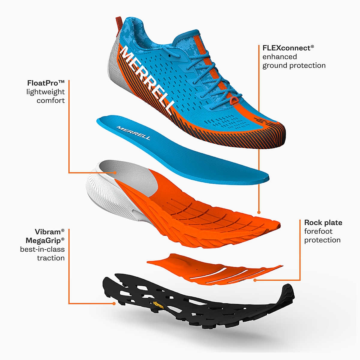み Merrell Women's Agility Peak 5 (Oyster) - J068264