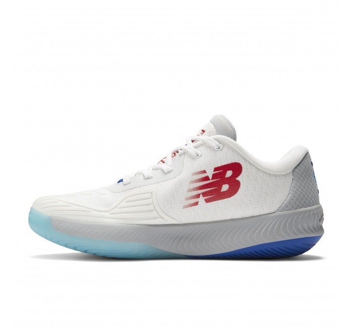 New Balance Men's FuelCell 996v5 Pickleball (White/Grey) - MCH996PB