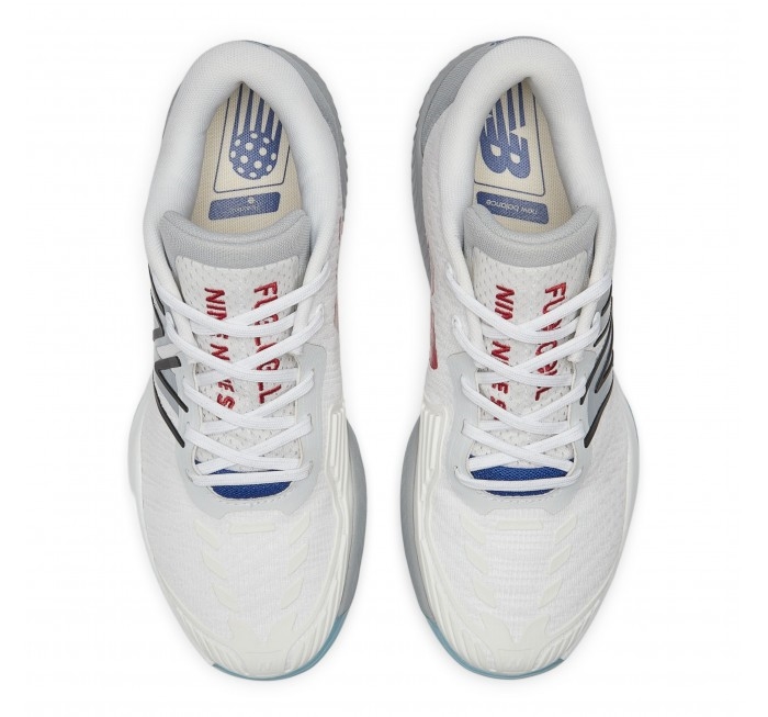 New Balance Men's FuelCell 996v5 Pickleball (White/Grey) - MCH996PB