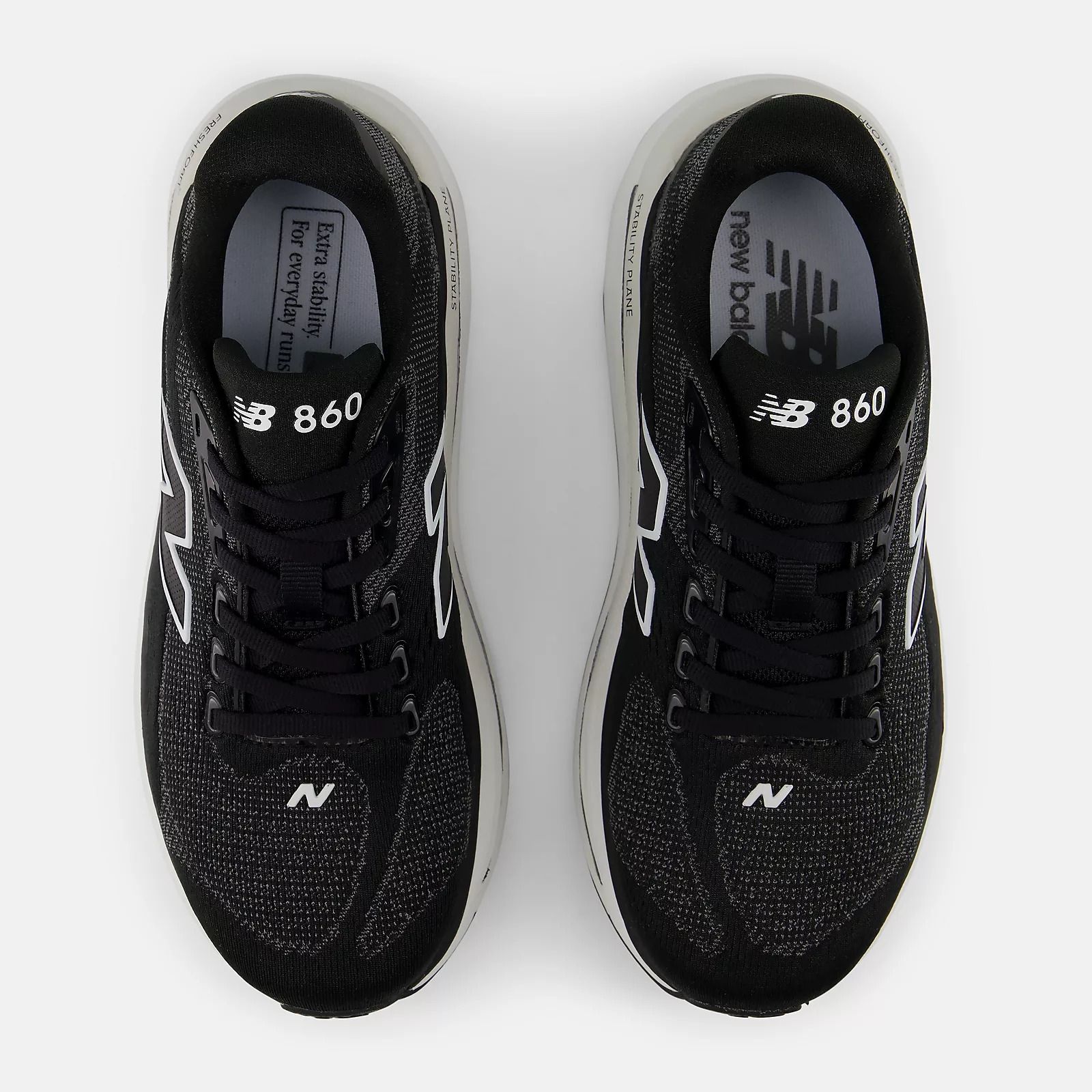 New Balance Women's Fresh Foam X 860v15 (Black/White) - W8604NE