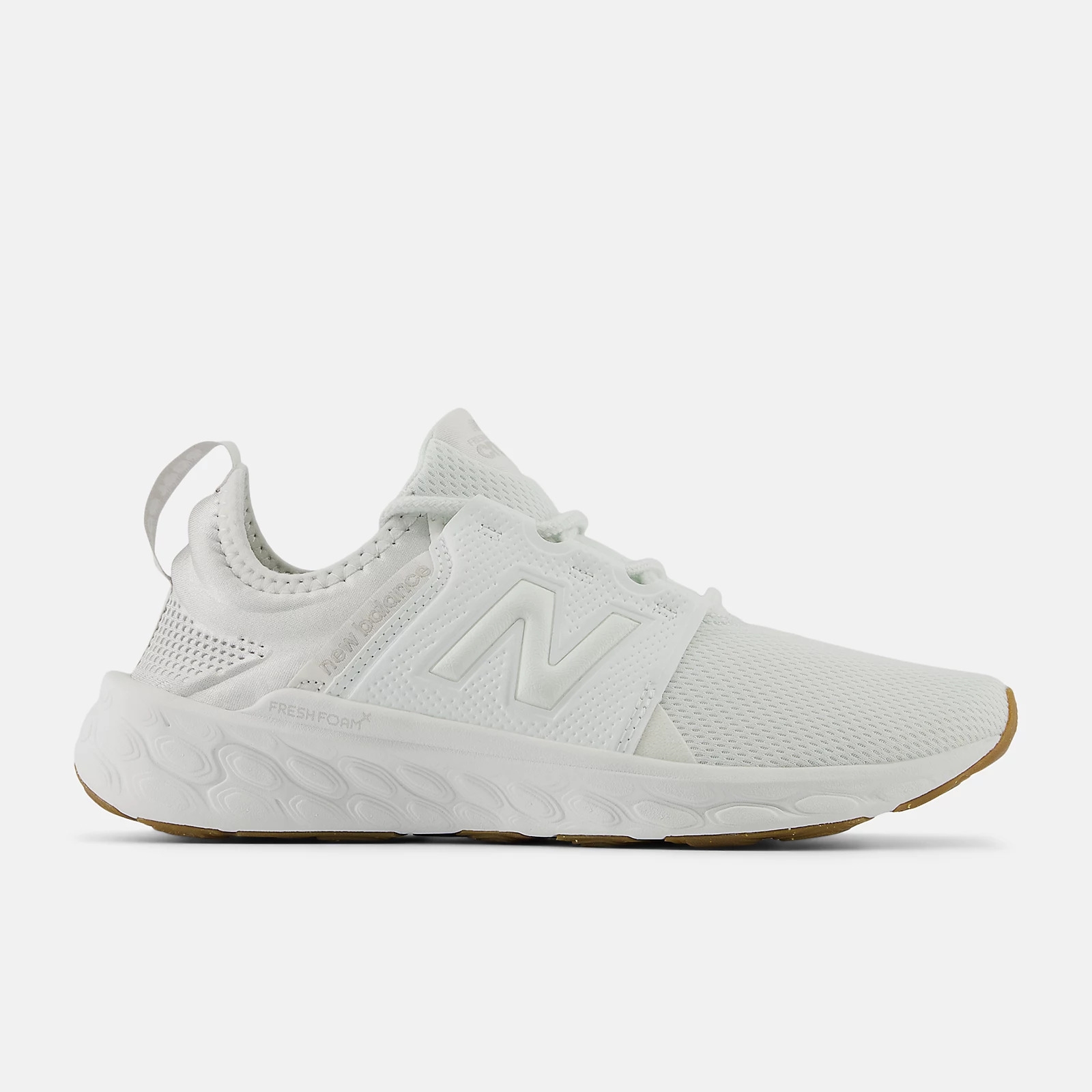 New Balance Women's Fresh Foam X Cruz v3 (White/Gum) - WCRUZLY3