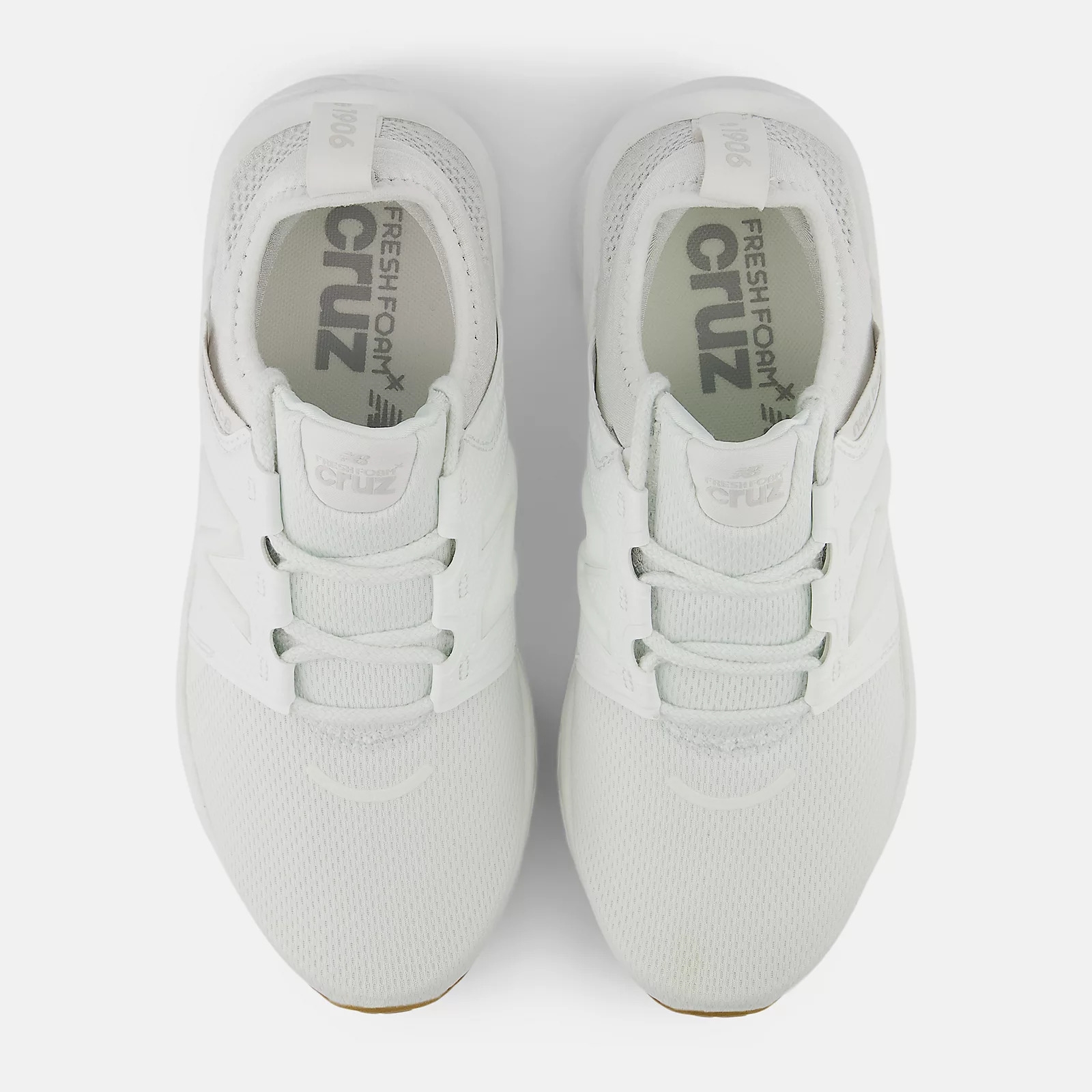 New Balance Women's Fresh Foam X Cruz v3 (White/Gum) - WCRUZLY3